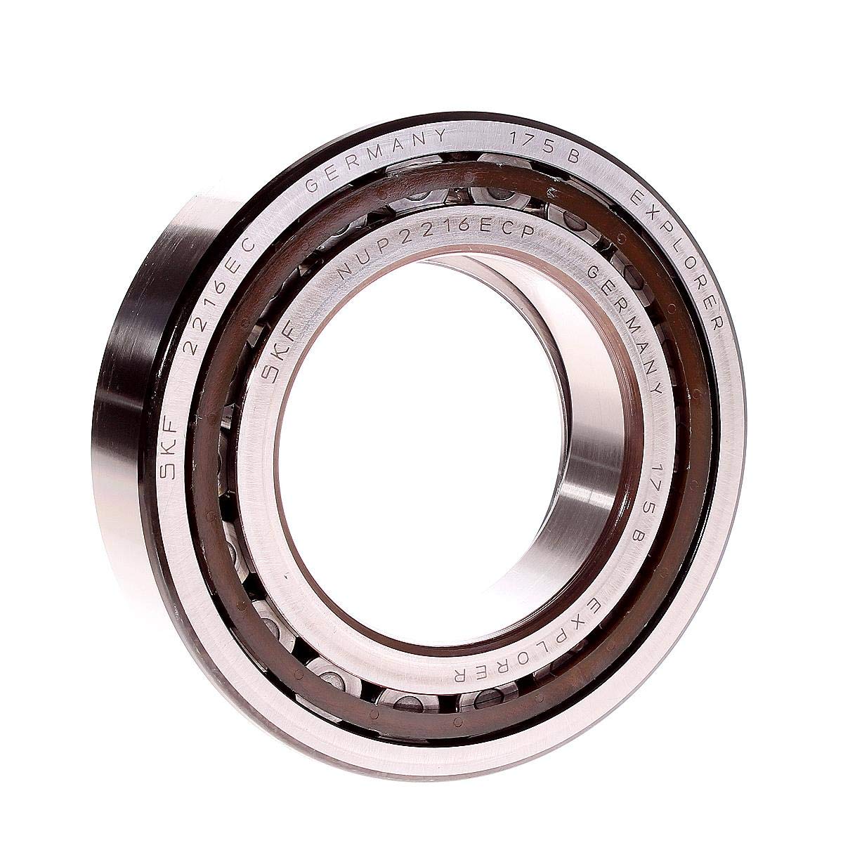 SKF NUP 2216 ECP Roulement à rouleaux radial cylindrique en acier 80 ID