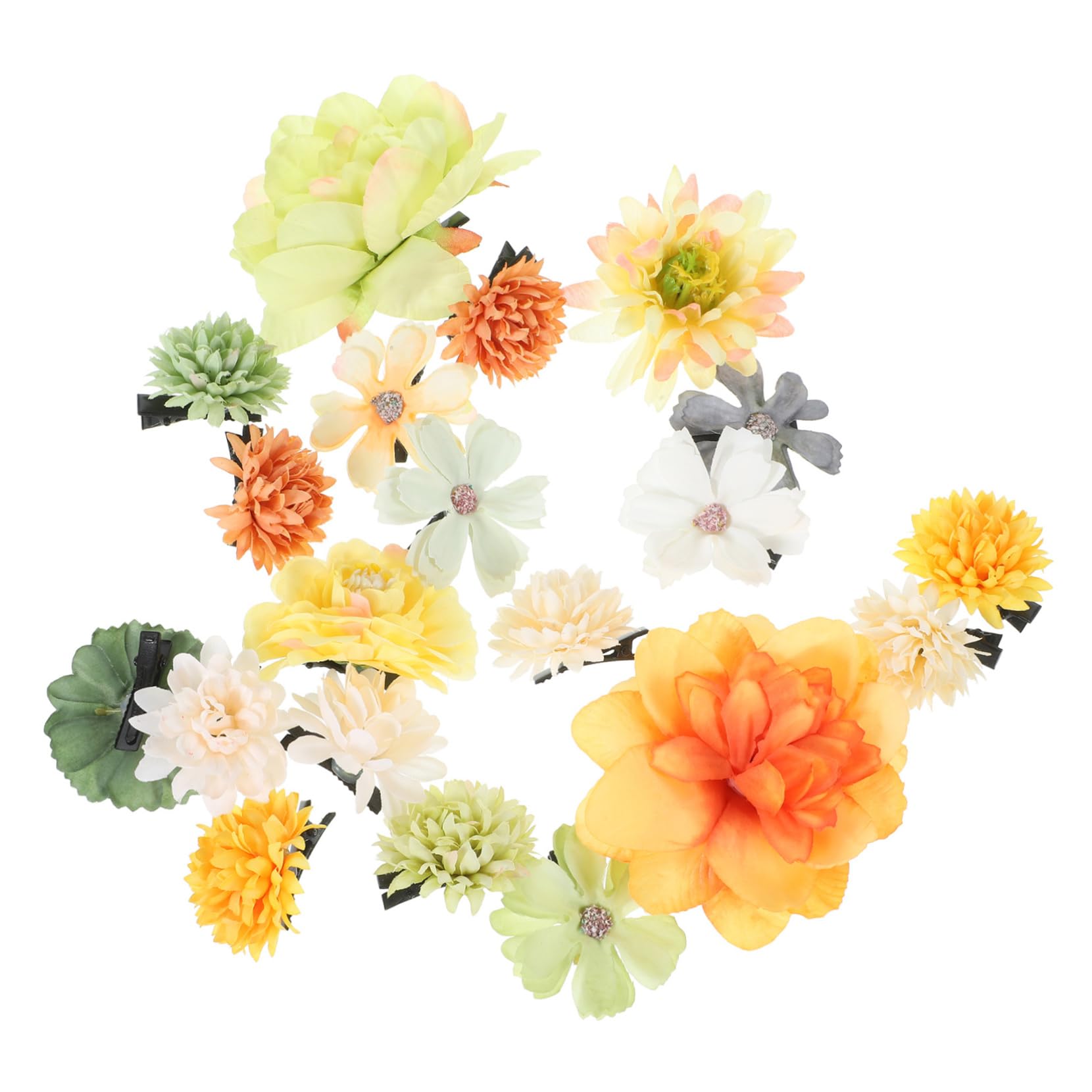 Beavorty 100piezas Horquillas Para Mujeres Diseño De Flores Accesorios Cabello Bonitos Para Bodas y Cumpleaños Pinzas Para Niñas y Adultas