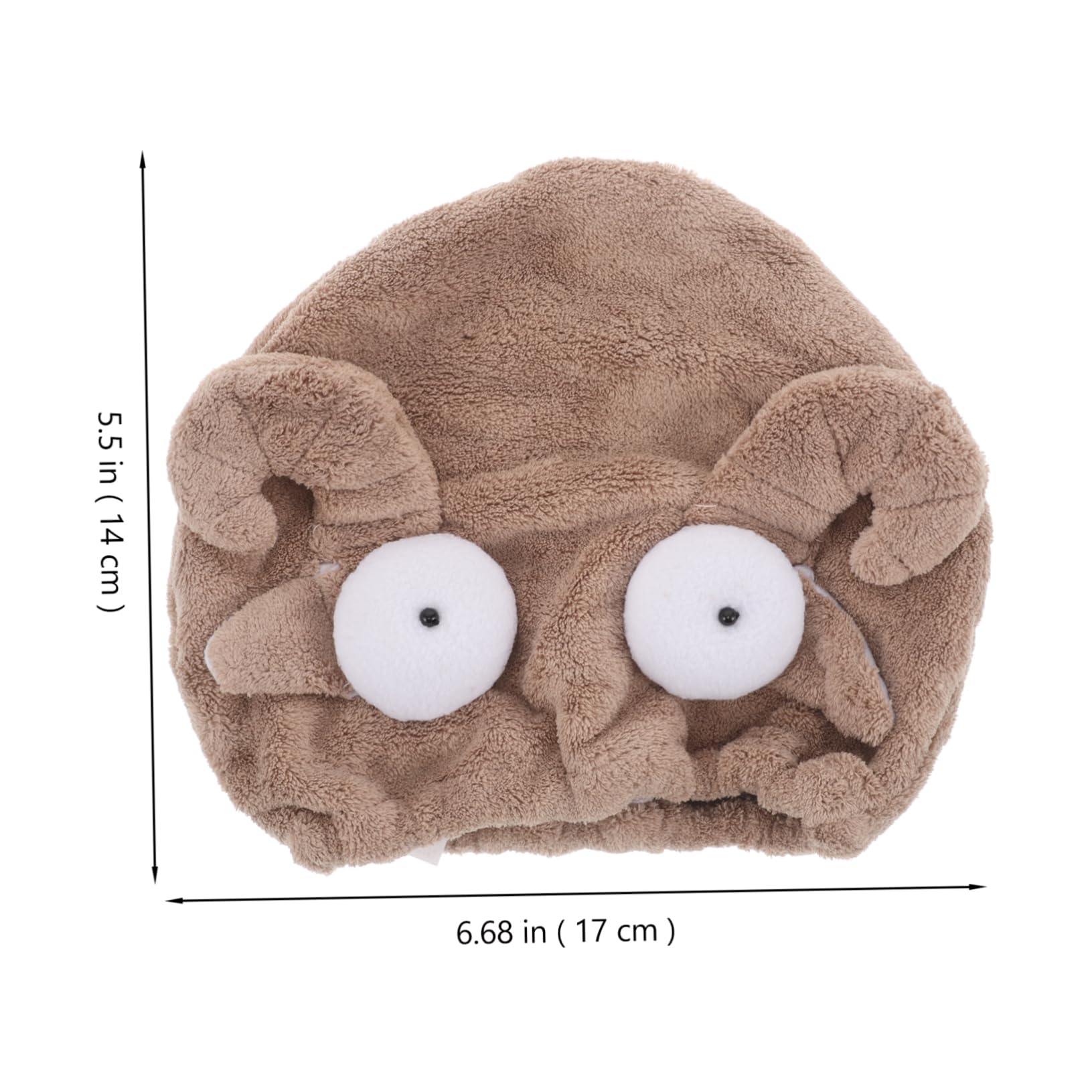HAPINARY Cartoon Sheep Design Coral Fleece Quick Dry Hair Towel Cap for Women Absorbent and Soft Hair Drying Wrap for Bathing and Spa Use for Reducing Drying