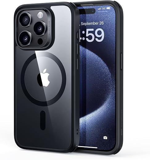 ESR Cover Magnetica per iPhone 15 PRO, Compatibile con MagSafe, Custodia con...