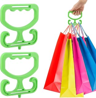 2 Pack Grocery Bag Carrier,Heavy Duty Grocery Bag Holder,Shopping Bag Holder Handle Each Holds Up to 100lbs,Comfortable Grip for Carrying Shopping Bags, Grocery Bags, Buckets & More