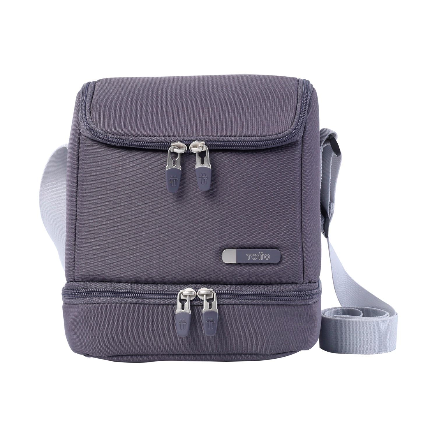 Borsa Termica Totto Batara 2.0 6L Per Alimenti - Blu Twill Con Tracolla - 2