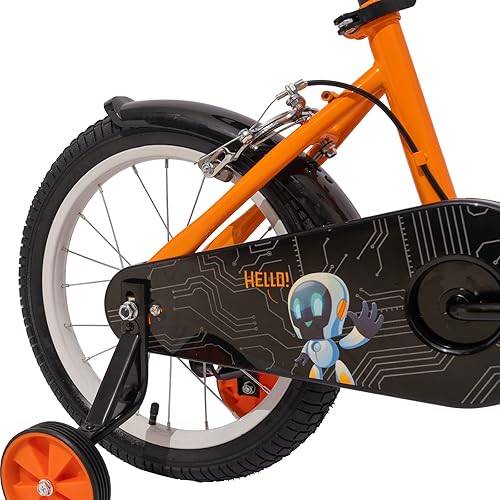 Miniatura 3 de JOYSTAR Bicicleta de hadas para niñas pequeñas y niños de 2 a 9 años, bicicleta para niños de 12, 14, 16, 18 pulgadas, con ruedas de entrenamiento,