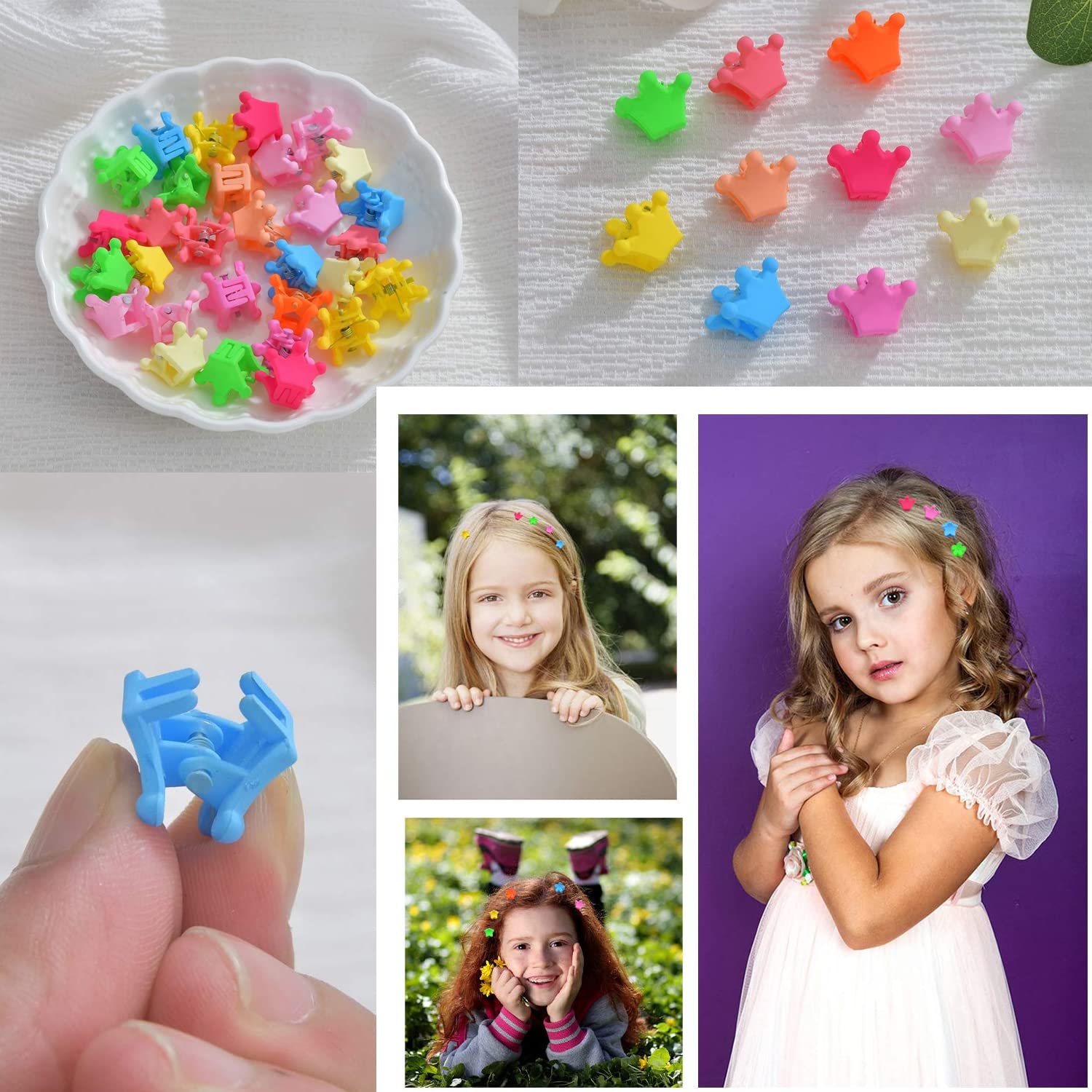 Claw Crown Clip Mini Baby's Clutchers Set