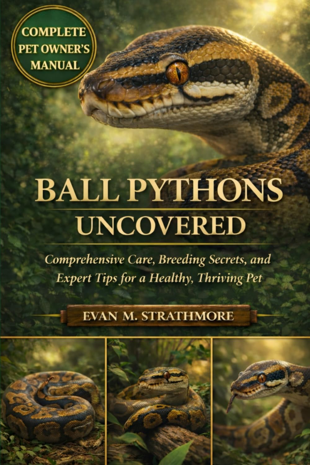 BALL PYTHONS UNCOVERED: Comprehensive Care, Breeding Secrets, and Expert Tips for a Healthy, Thriving Pet
