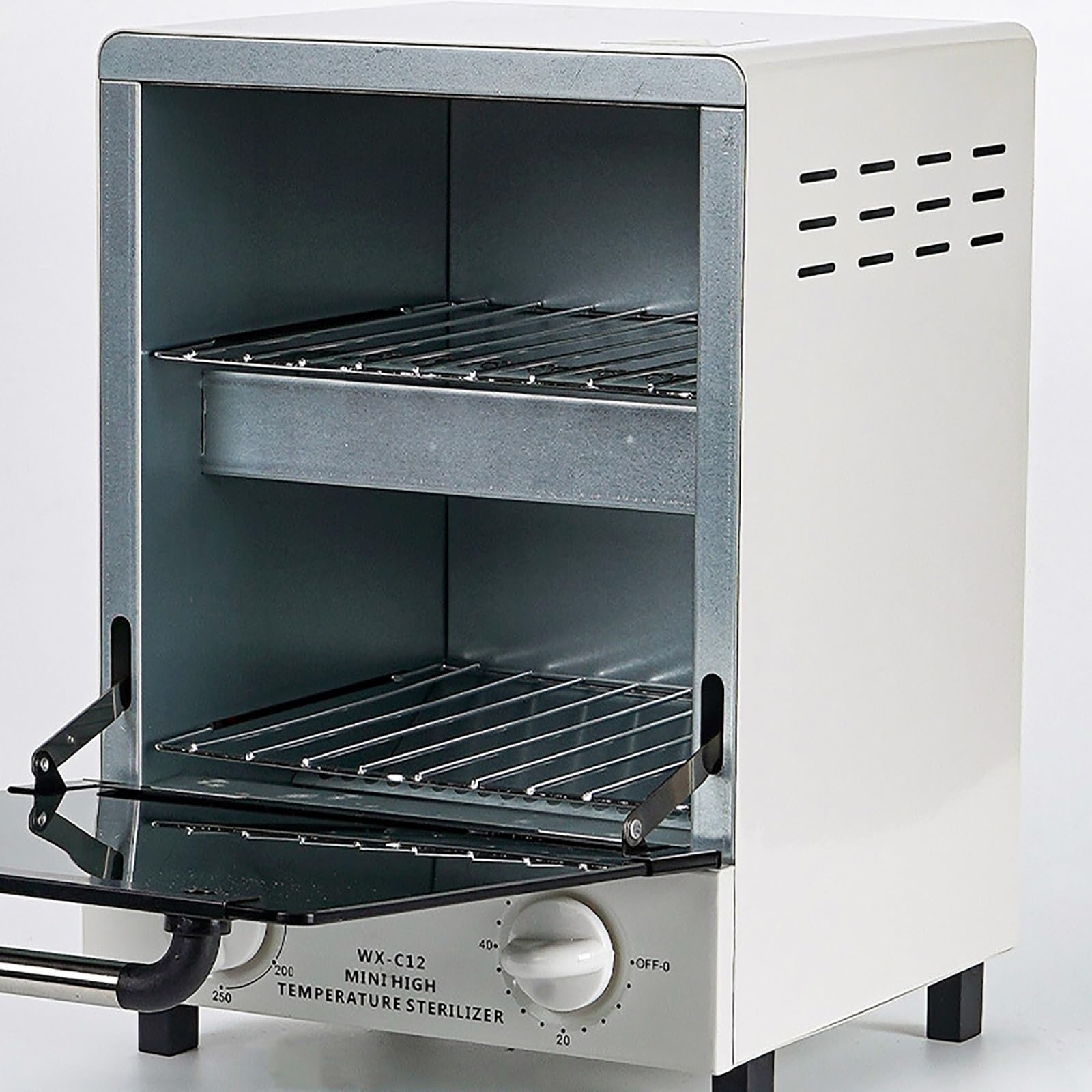 Disinfetta per strumenti per unghie, disinfettante per unghie, 12 l, doppio strato, grande capacità, timer e temperatura regolabili, compatibile con attrezzi multipli