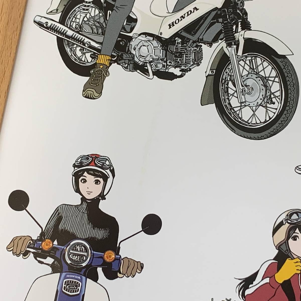 Amazon.co.jp: □江口寿史『HONDA スーパーカブ 60周年記念イラスト 