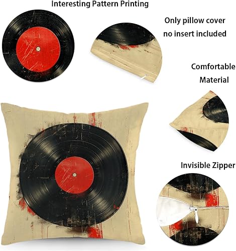 Miniatura 2 de Fundas de almohada retro de 18 x 18 pulgadas, fundas de almohada decorativas cuadradas para sofá, dormitorio, sala de estar, granja