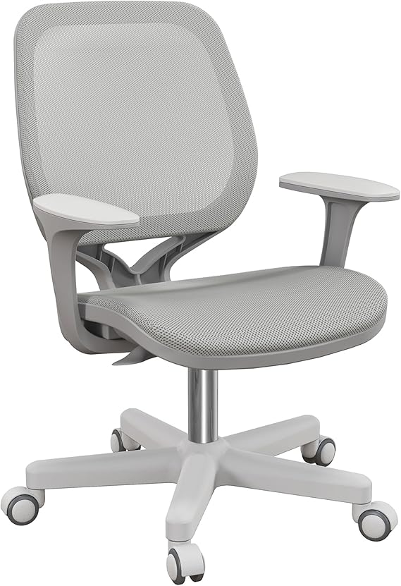 Vinsetto Robust Chair, Small Mesh Computer Desk Chair with Adjustable