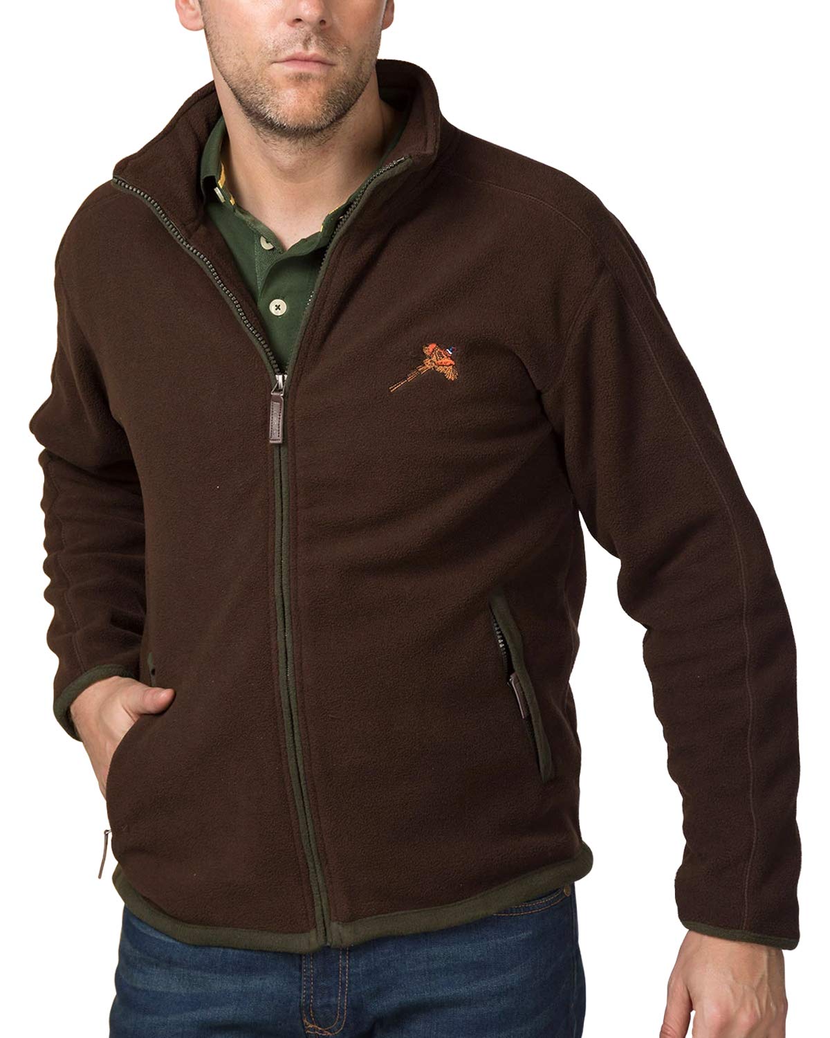 Rydale Brown Gransmoor Fleece Full Zip Jacket