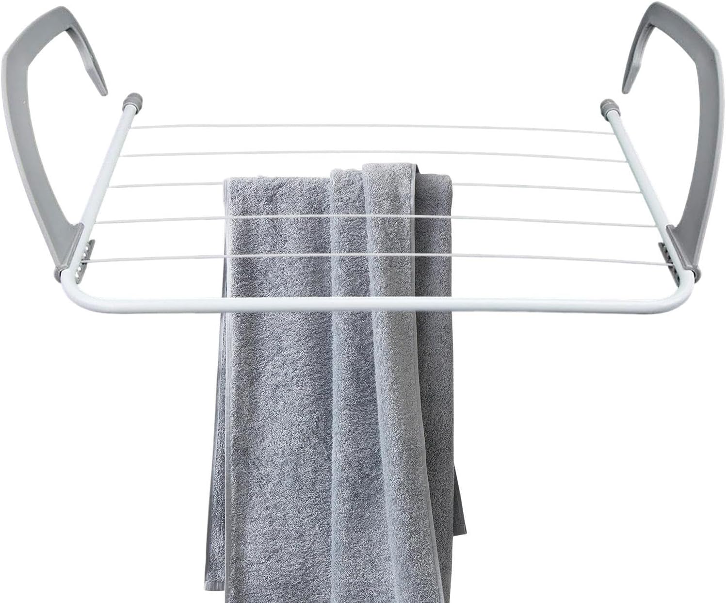 Qeyeid Folding Clothes Drying Rack Retractable Wall Mounted Clothes