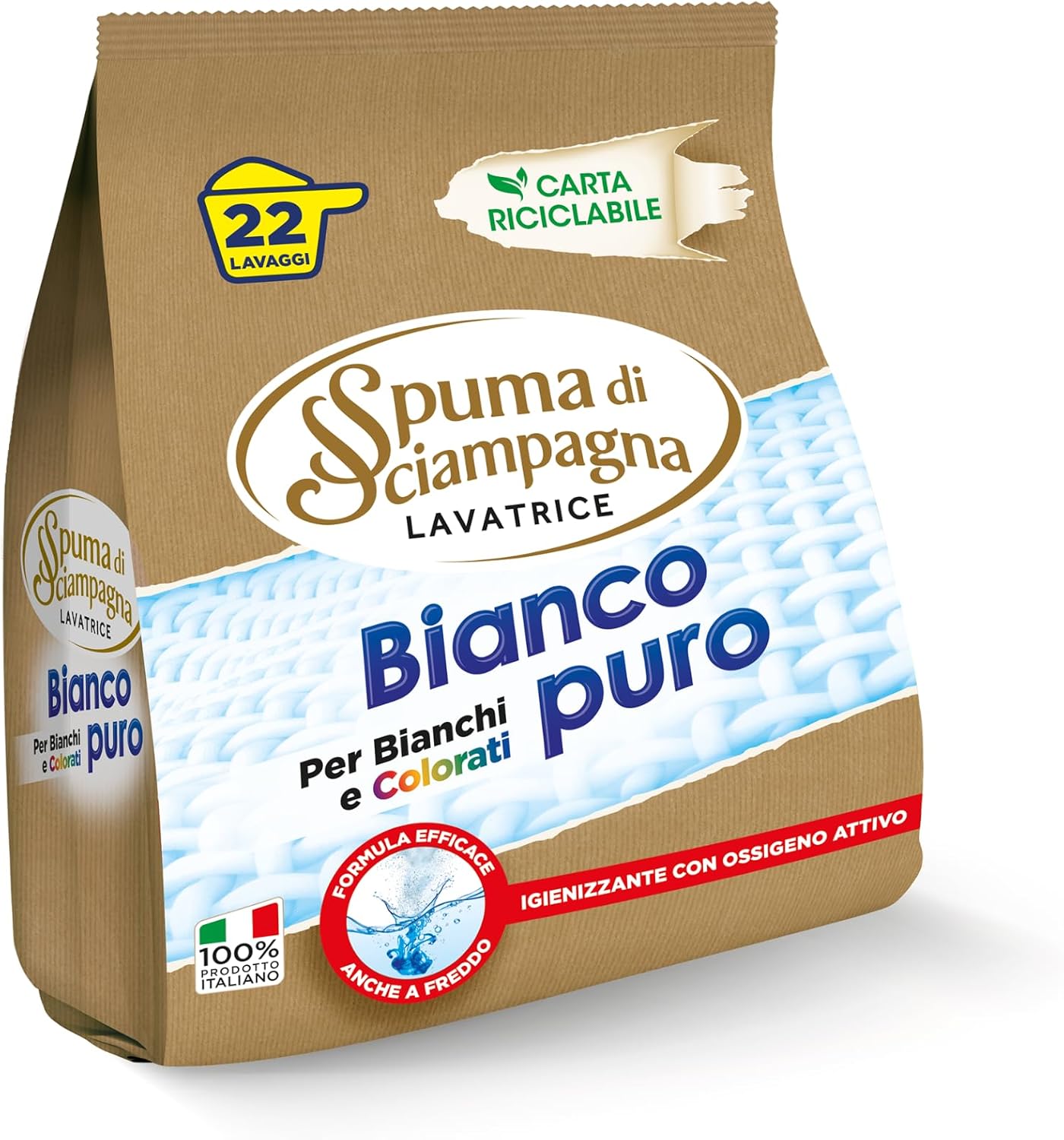 spuma di sciampagna bianco puro