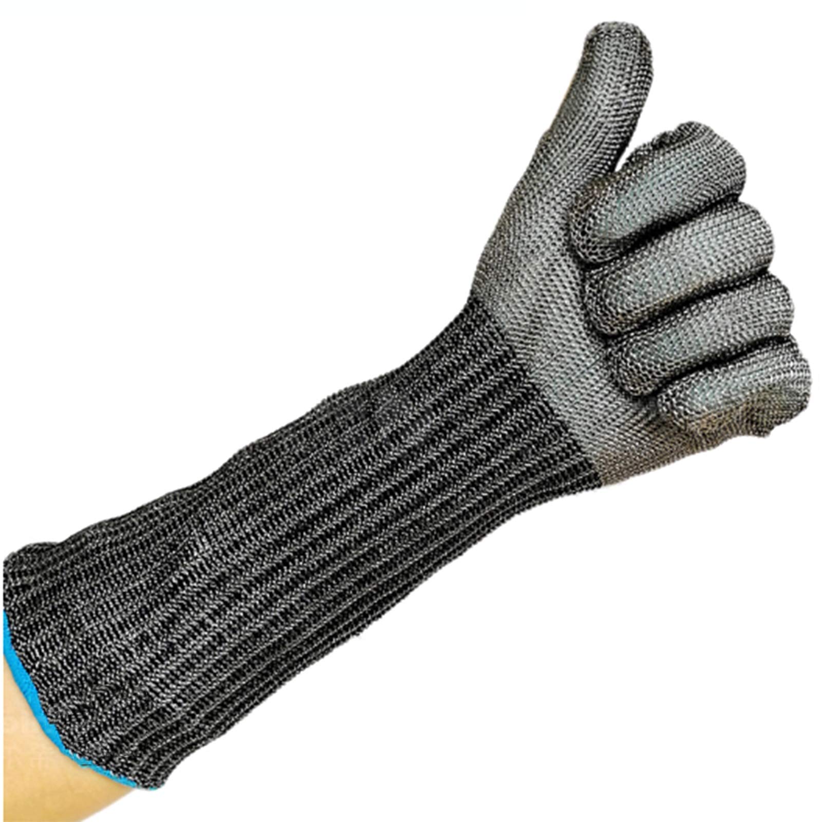 Guantes Anticorte Guantes De Trabajo De Seguridad Guantes Resistentes A Cortes De Acero Inoxidable 361L, Aventura Al Aire Libre En El Huerto, Mano Izquierda Y Mano Derecha General, S M L