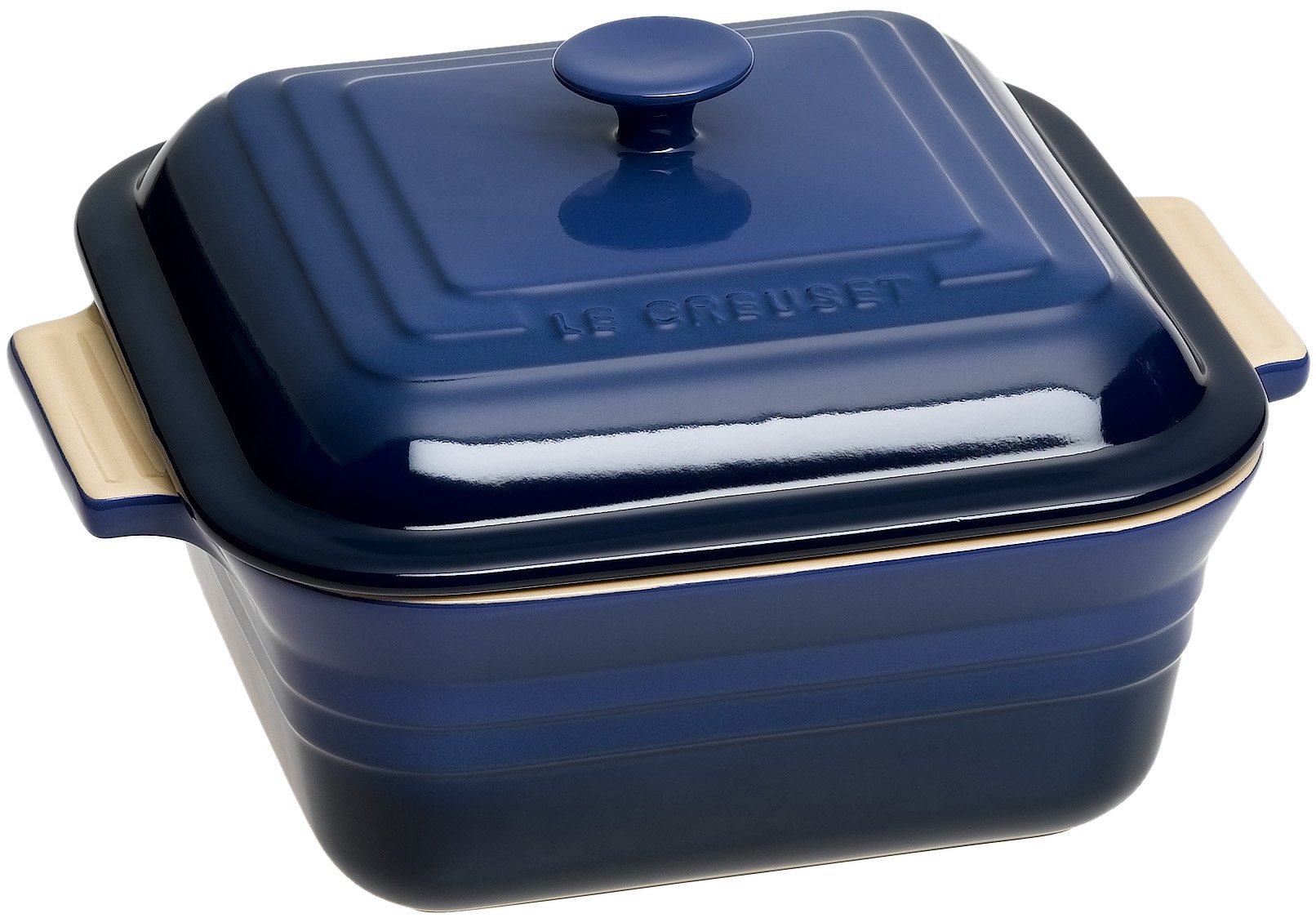 Amazon.com: Le Creuset Stoneware 3-Quart 9-Inch Covered Square