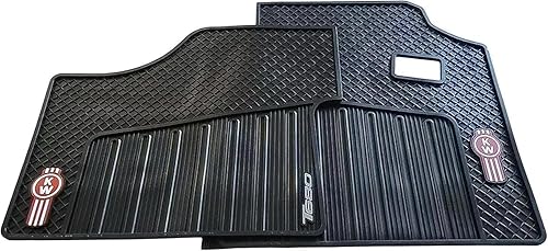 Kenworth Trucks T680 2012 & Up KWL0G0680 - Juego de alfombrillas delanteras de vinilo para semirremolques