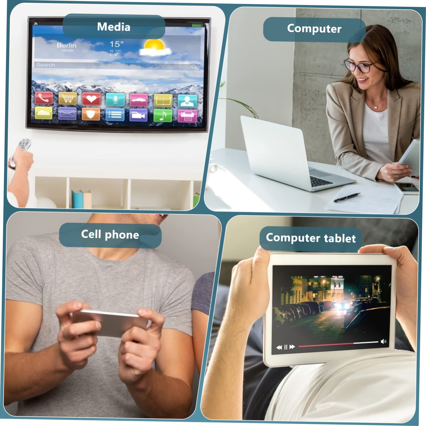 OSALADI 3pezzi Docking Station Usb-c Compatta Con Uscita Adattatore Pratico Per Computer e Laptop Connettività Facile Driver