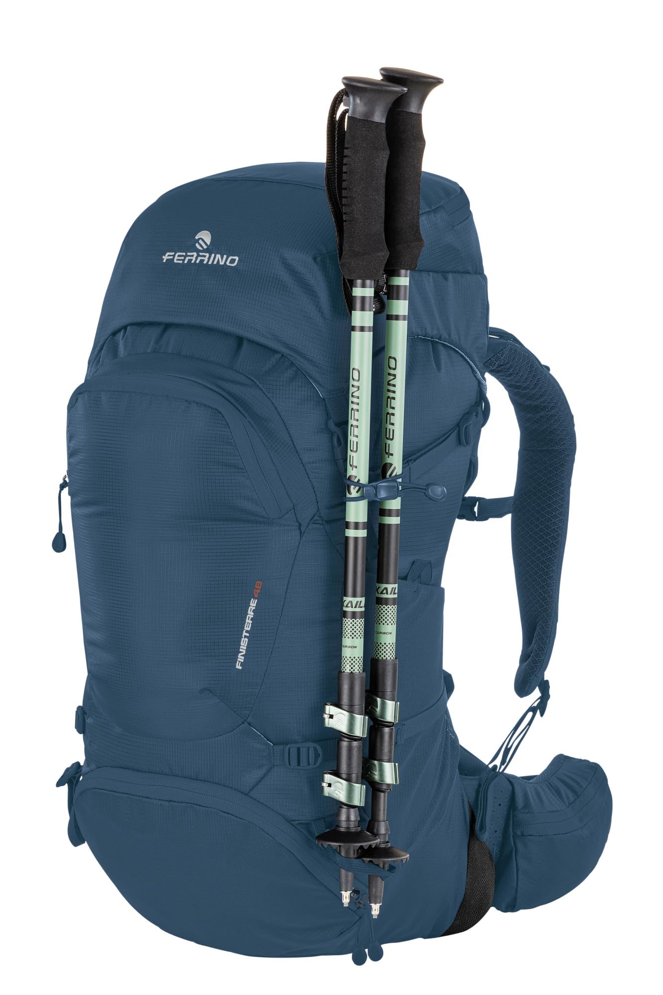 Ferrino Finisterre 48 - Zaino per trekking e cammini (Blu)