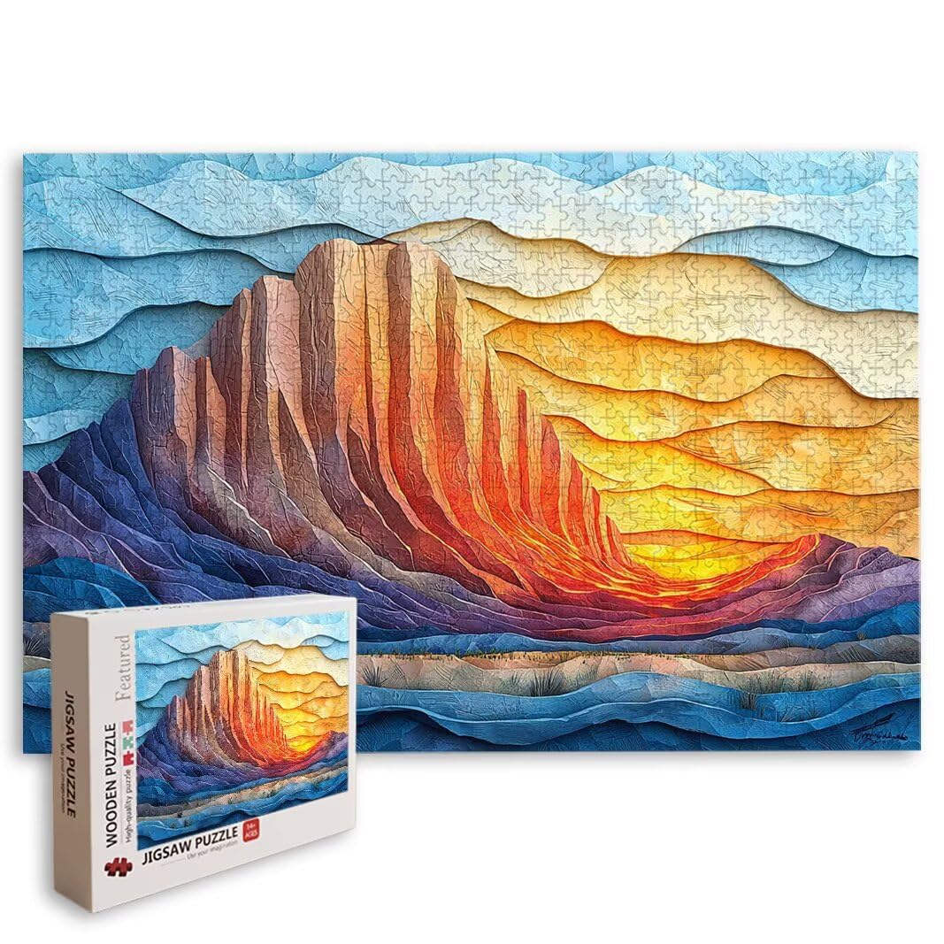Puzzle Montaña, Puzzle 2000 Piezas, Rompecabezas, Regalo Mujer, Decor -8266