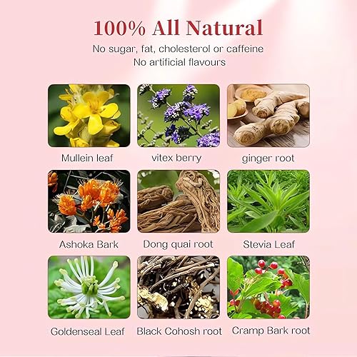 Miniatura 5 de Wins Town Té de fibromas, apoya el encogimiento de los fibromas y el útero saludable, antienvejecimiento, té cálido de desintoxicación del útero, 20