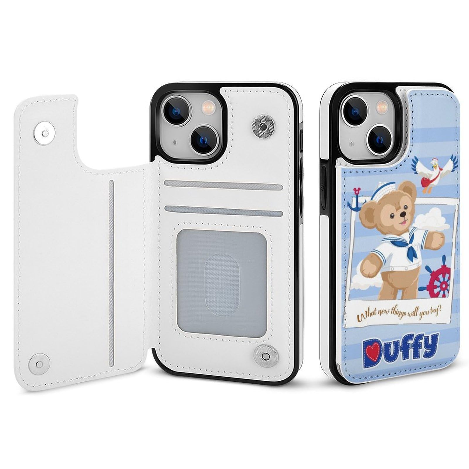 Amazon.co.jp: iPhone 16 ケース 手帳型 ダッフィー フレンズ (2