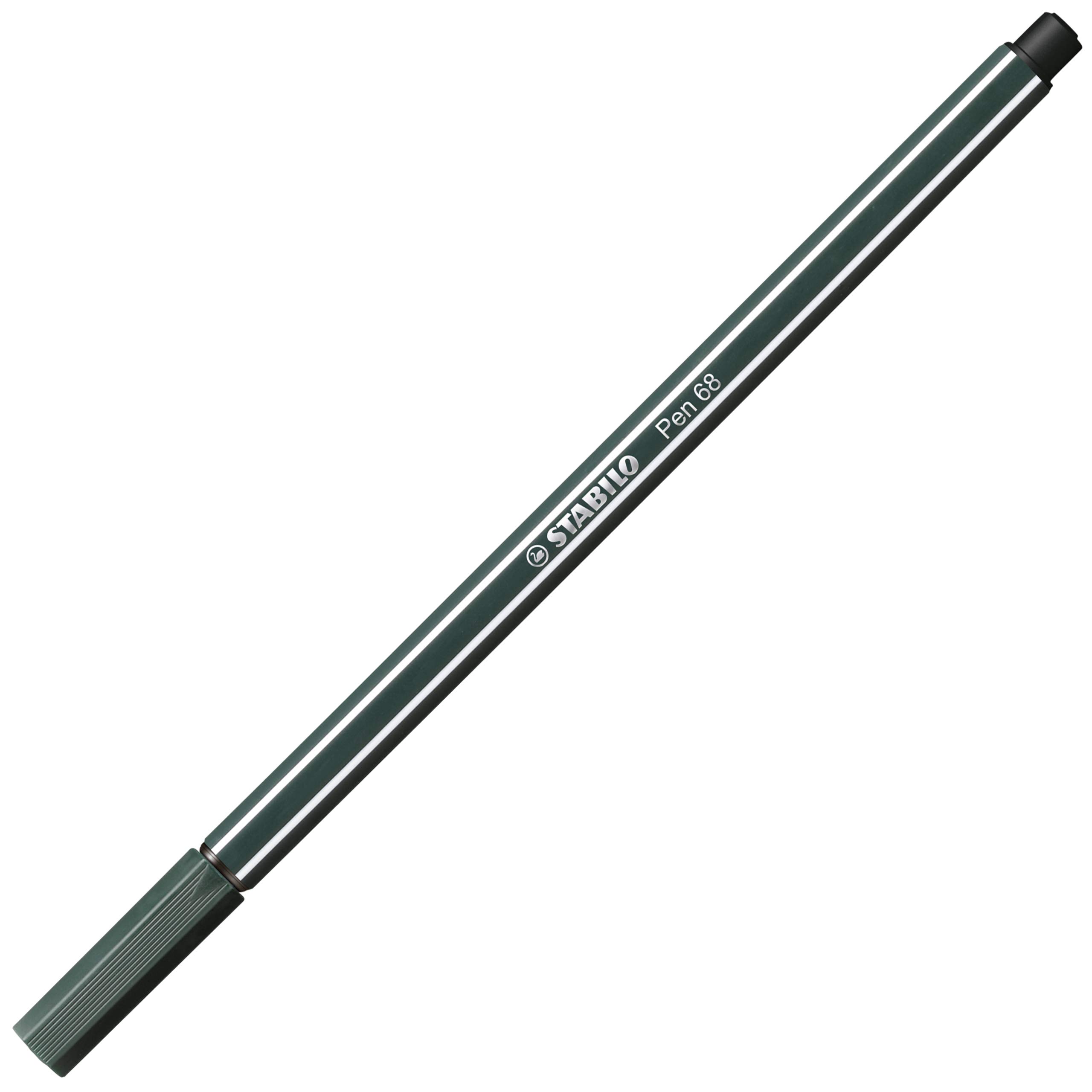 Premium Fibre-Tip Pen - STABILO Pen 68 - Pack of 1 - Earth Green — image 1