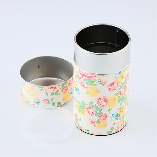 Miniatura 5 de Bote de papel japonés Mino Washi para té, patrón de gatos, marfil, recipiente hermético de almacenamiento de doble tapa