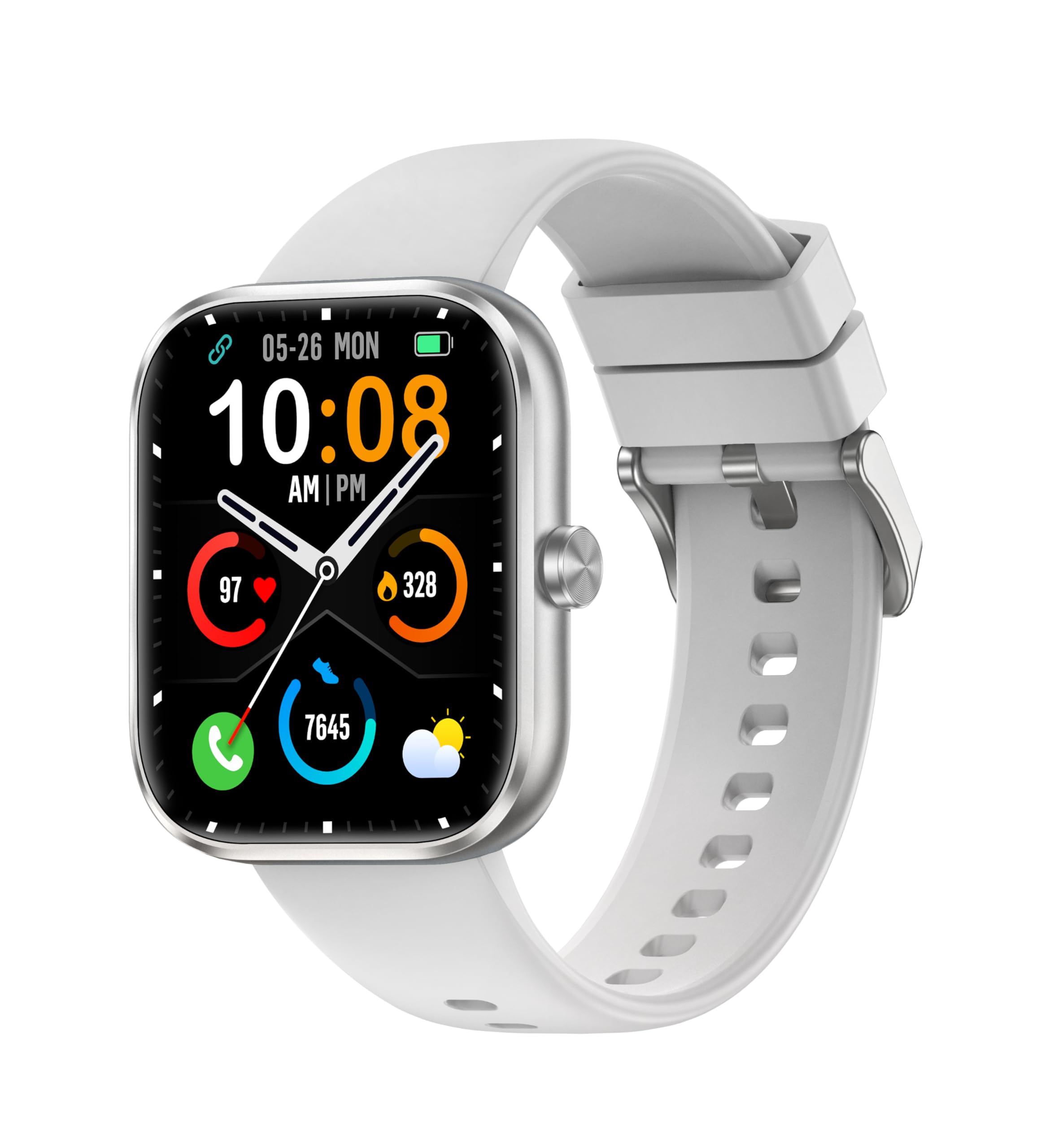 Smart Watch for Men Women with Bluetooth Calls 1 83HD Touchscreen Fitness Tracker 110 Sport Modes Heart Rate