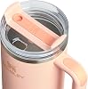 Stanley Quencher Pipetli Termos Bardak, Pastel Turuncu (Orange Cream), 1.18 Litre
