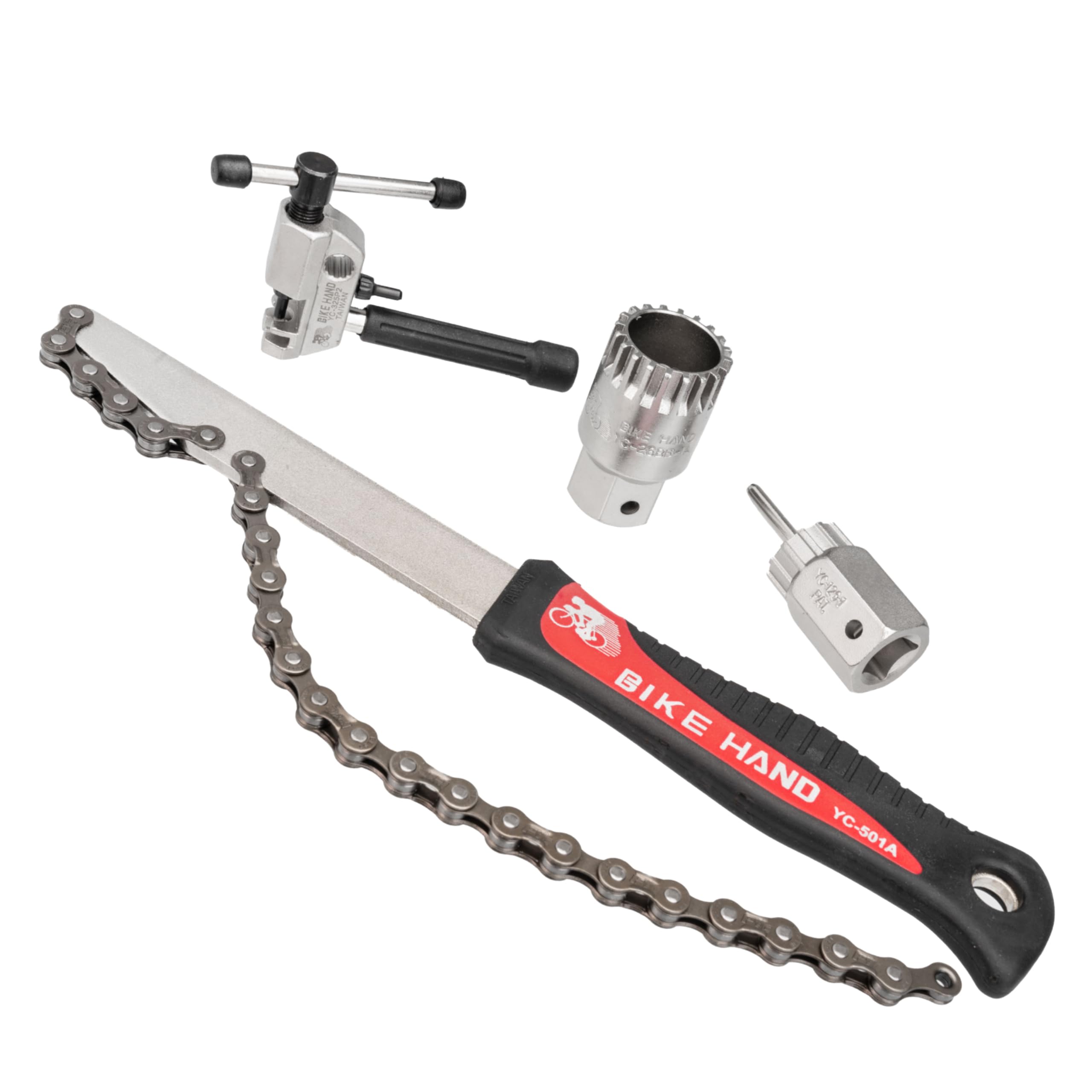 25-TLG. Universeller Fahrrad-Werkzeugsatz für Bremsen, Reifen, Kettenreparatur - Shimano kompatibel