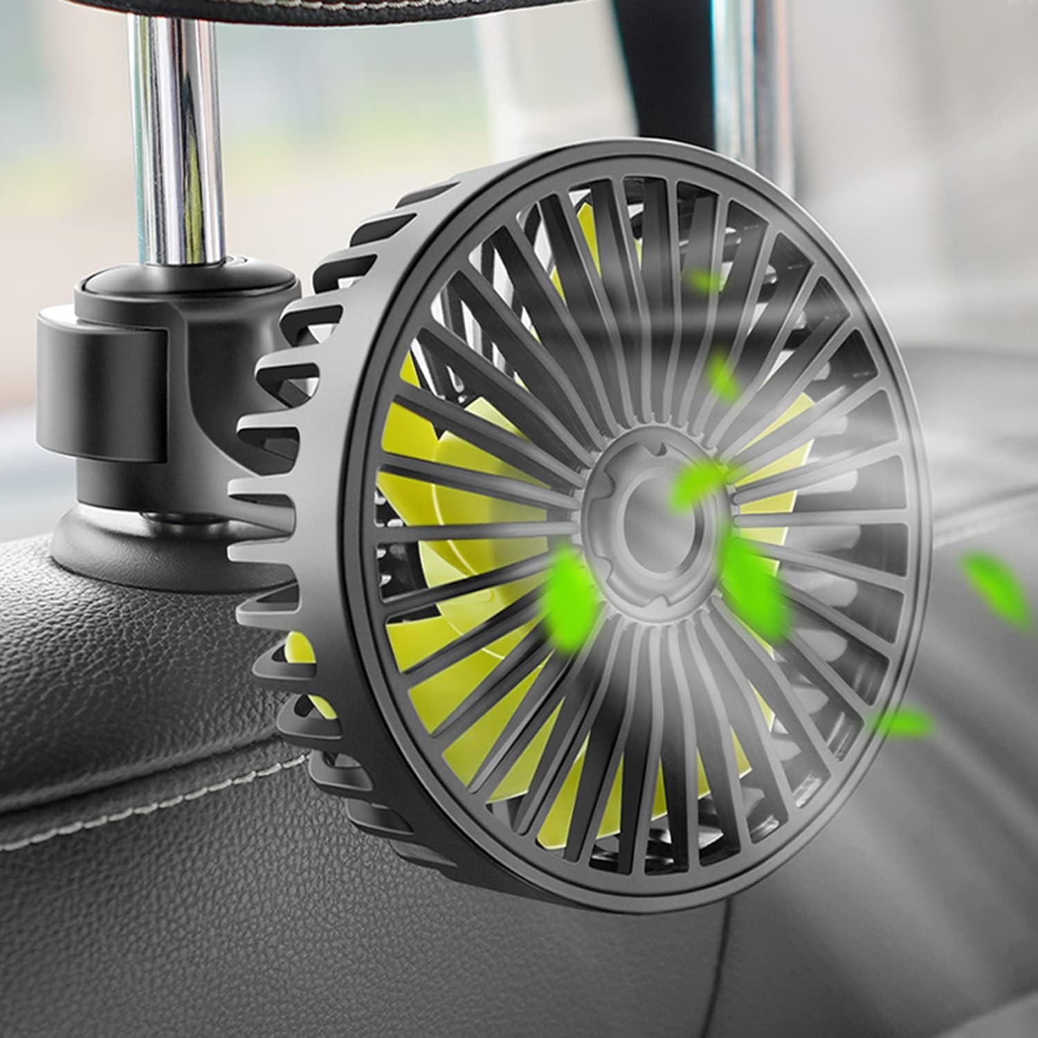 ADOFYS Car Fan for Backseat, USB Powered Car Rear Seat Headrest Fan, 3 Speeds and 360 Degree Rotatable Cooling Fan, Powerful Air Circulation Fan (B0D2W8P9WG) Amazon Price History, Amazon Price Tracker