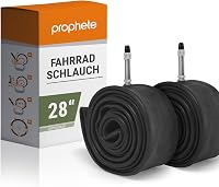 Prophete Fahrradschlauch kerékpár belső gumi duplacsomag Dunlop szeleppel, 28 x 1,75 - 28 x 2,00 col (ETRTO 47-622, 50-622), 2 db 1