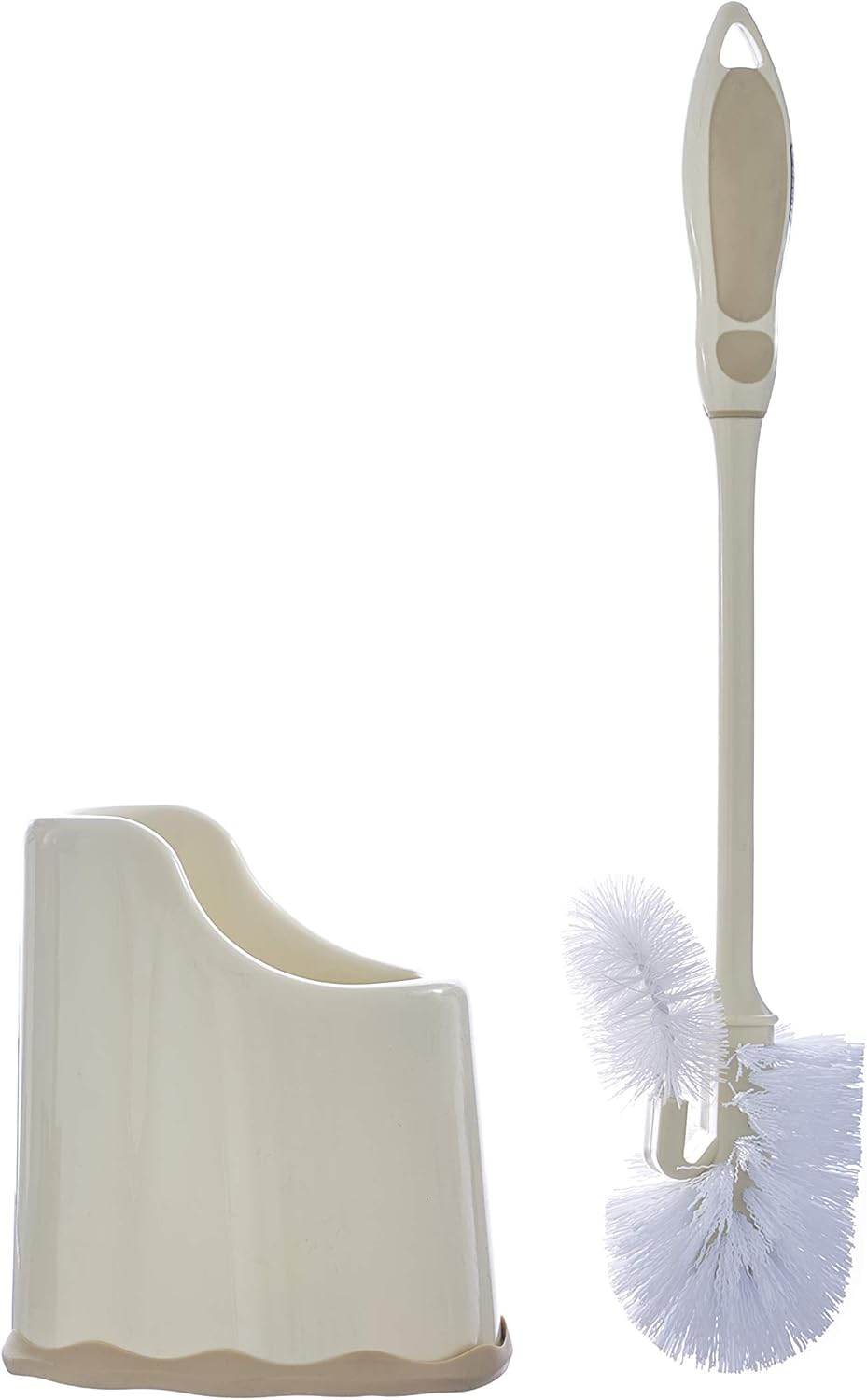 Toilet Brush and Holder (2 Pack) Toilet Bowl Cleaner Brush with Scrubbing Wand - Image 5