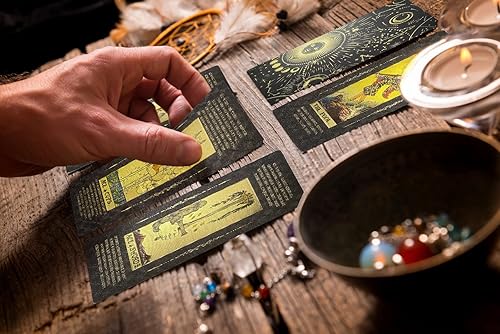 Miniatura 4 de IXIGER Baraja de cartas de tarot, cartas de tarot para principiantes, cartas de tarot con libro guía, cartas de tarot con significados en ellas,