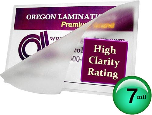 Miniatura 4 de Oregon - Bolsas de laminación en caliente (paquete de 100) de 7 mil 5-14 x 7-14 (tamaño de foto de 5 x 7)