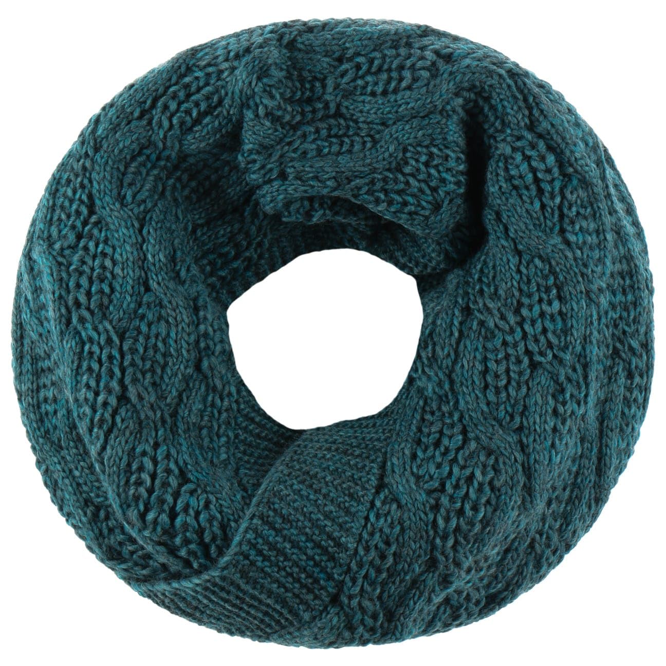 Seeberger Vesina Snood Women - winter scarf women´s Autumn-Winter - One Size petrol blue