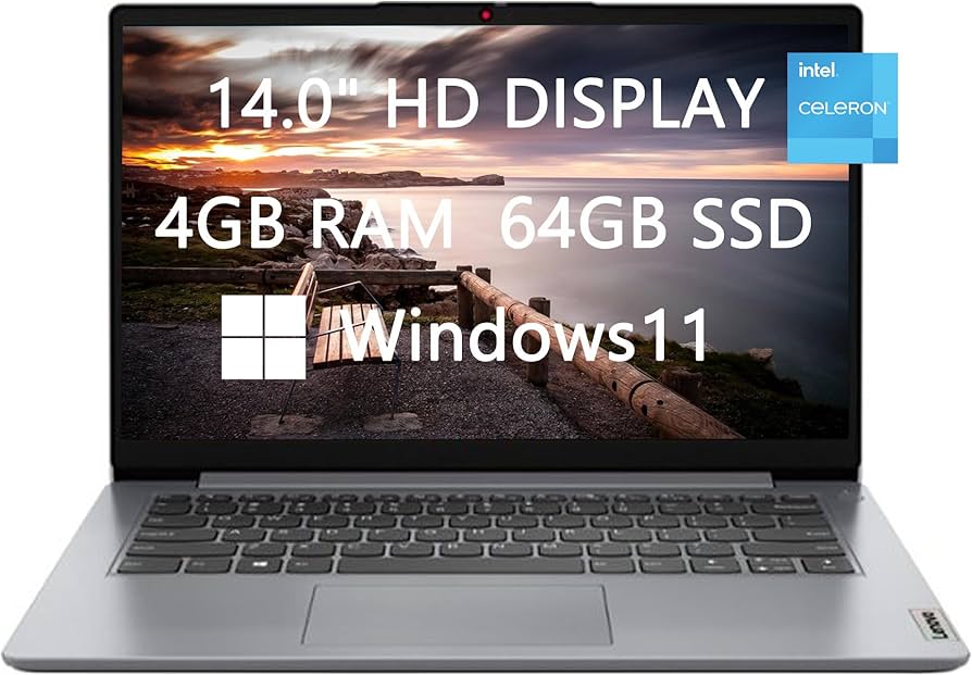 Amazon.com: Lenovo Ideapad 1i 14 inch HD Laptop for College