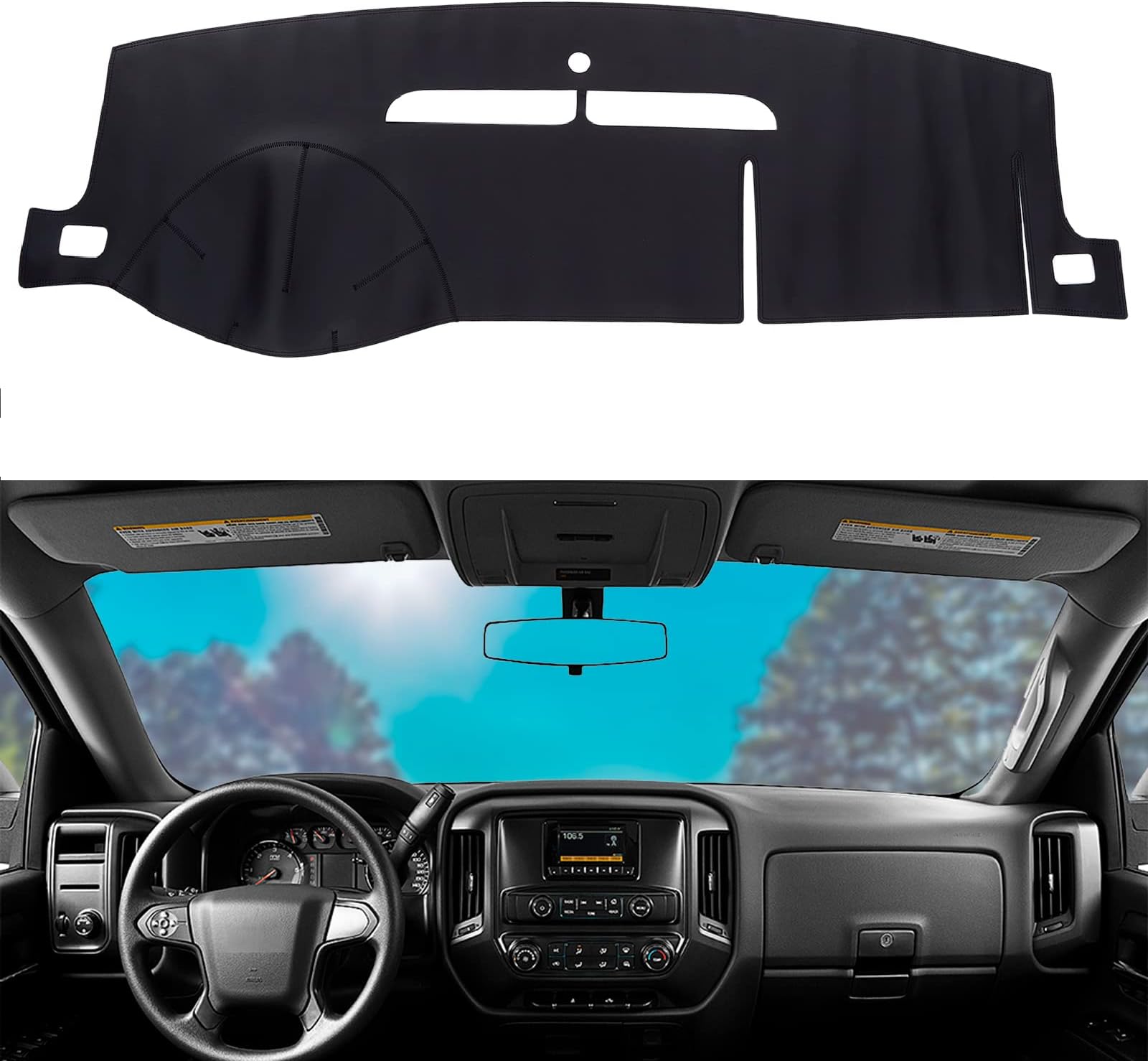 HanLanKa Dashboard Cover Dash Mat Compatible with 20072014