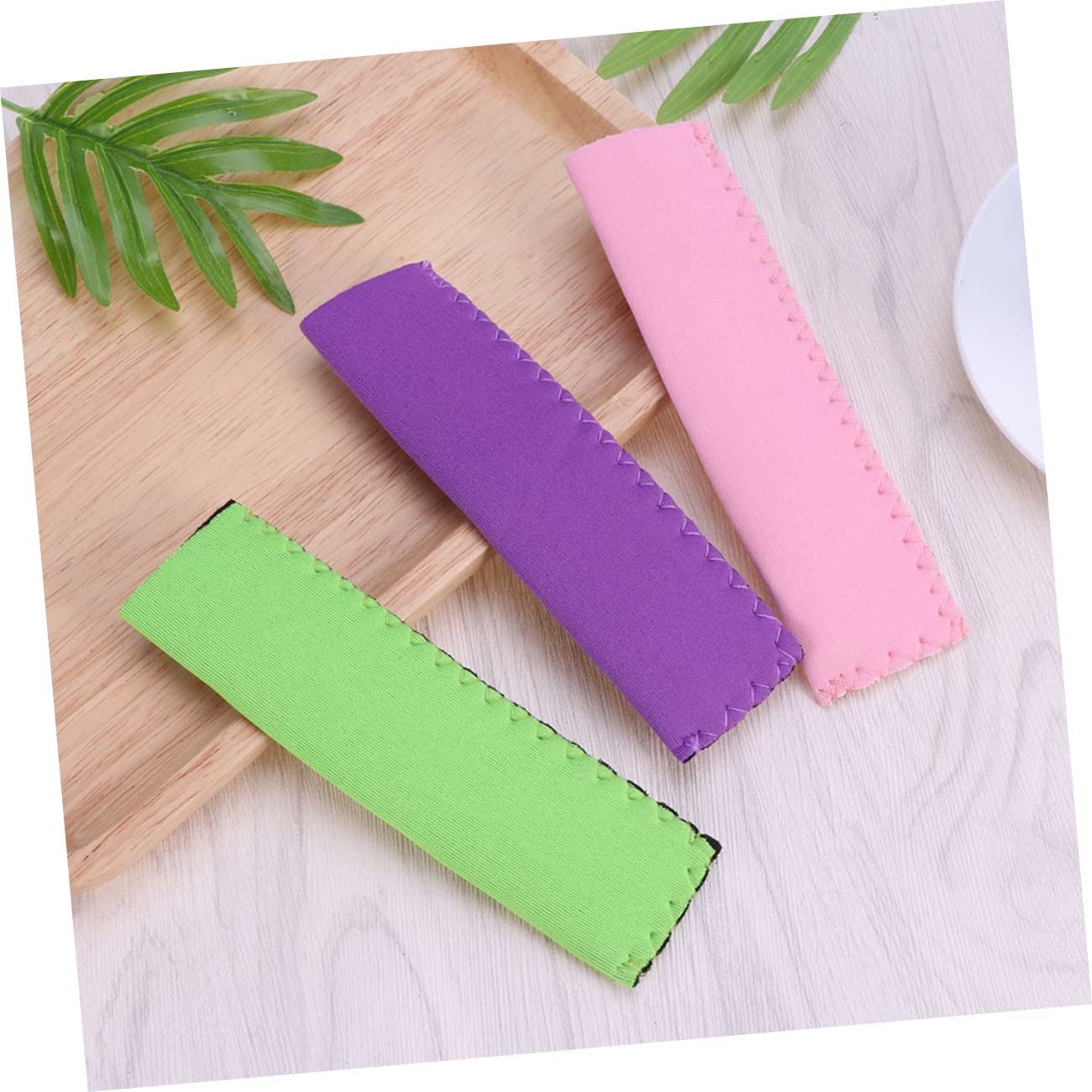 6 Porta Ghiaccioli In Neoprene, Maniche Isotermiche Riutilizzabili Antigoccia Per Ghiaccioli, Colorate, Ideali Per Bambini E Adulti, 15,5x6,5 Cm