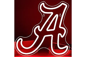 Alabama Decor American Football Team Logo Neon Sign