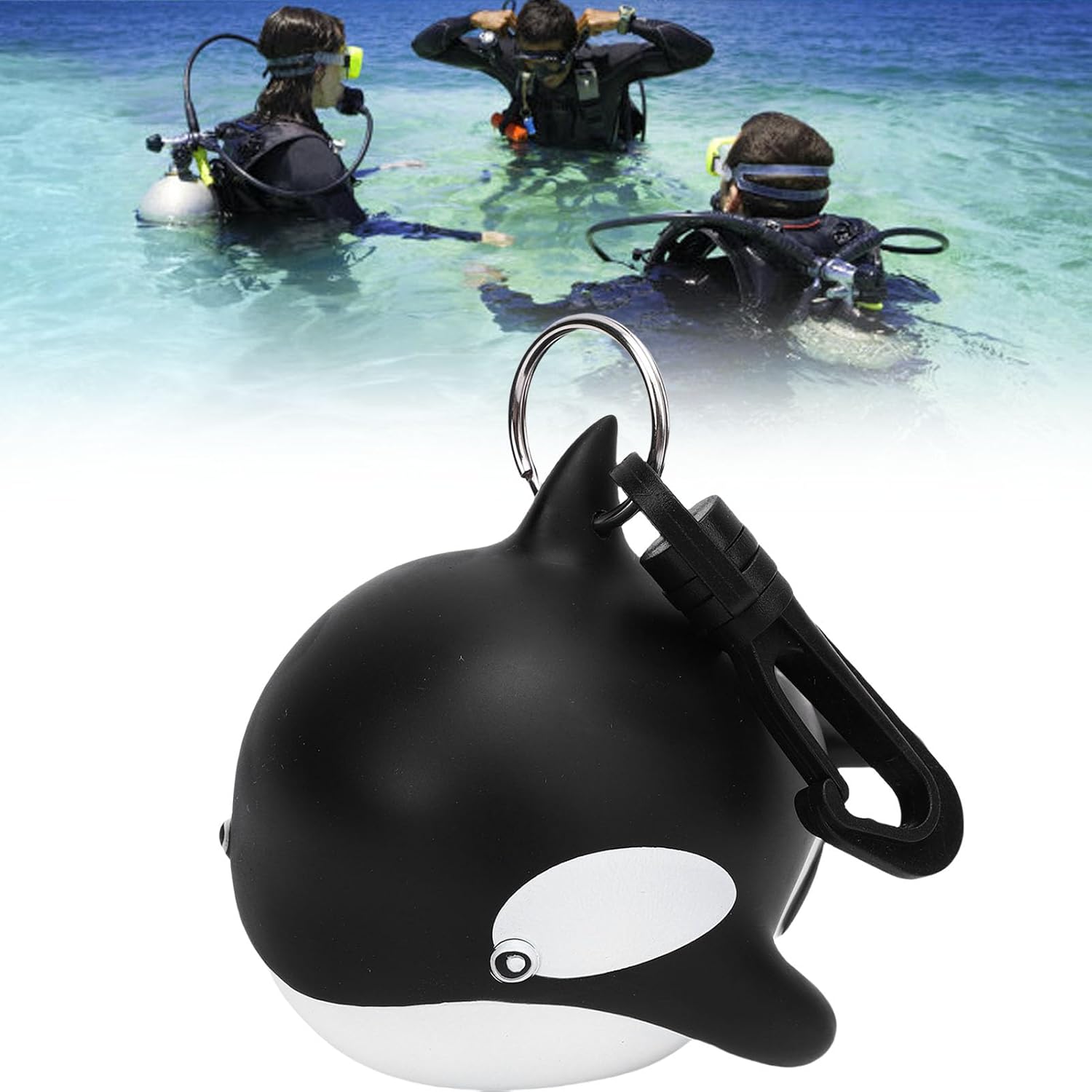 Dive Regulator Cover, Cartoon Design Silicone Material Dust Shock Proof Second Stage Regulator Mouthpiece Cover with Buckle, for Scube Accessory