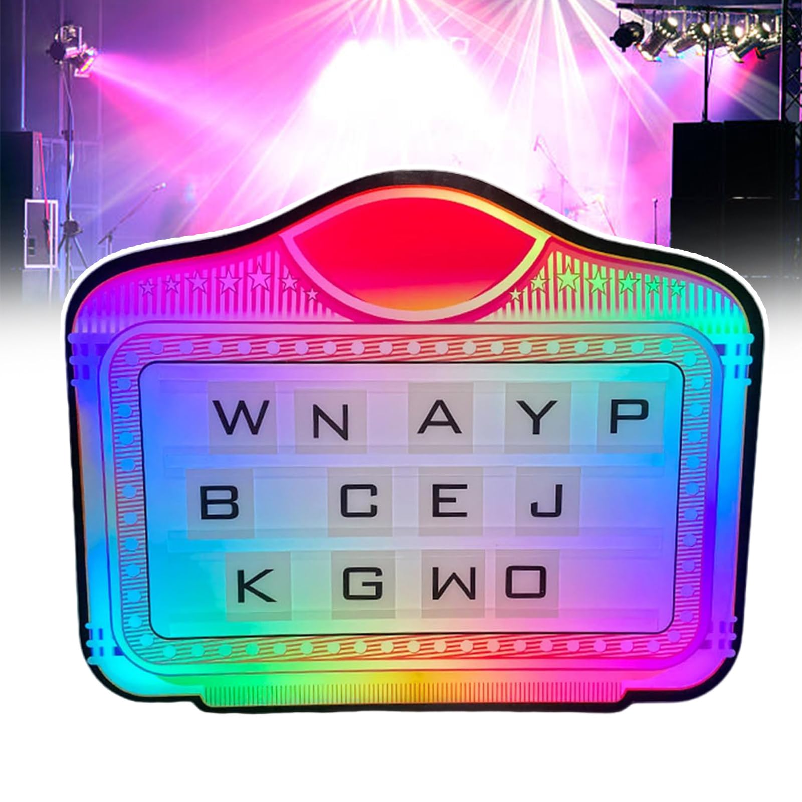 Znaki Klubowe Do Obsługi Butelek/Znaki Obsługi Butelek Vip - Dostosowywana Tablica Wiadomości Z Wymiennymi Literami I Cyframi, 7-Kolorowe Światło, Ładowalne Na Bary I Kluby Nocne