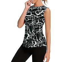 Avoogue Womens Tank Tops Sleeveless Workout Tank Tops Quick Dry UPF 50+ Sun Athletic Shirts Running Gym Yoga Baseball Clothes