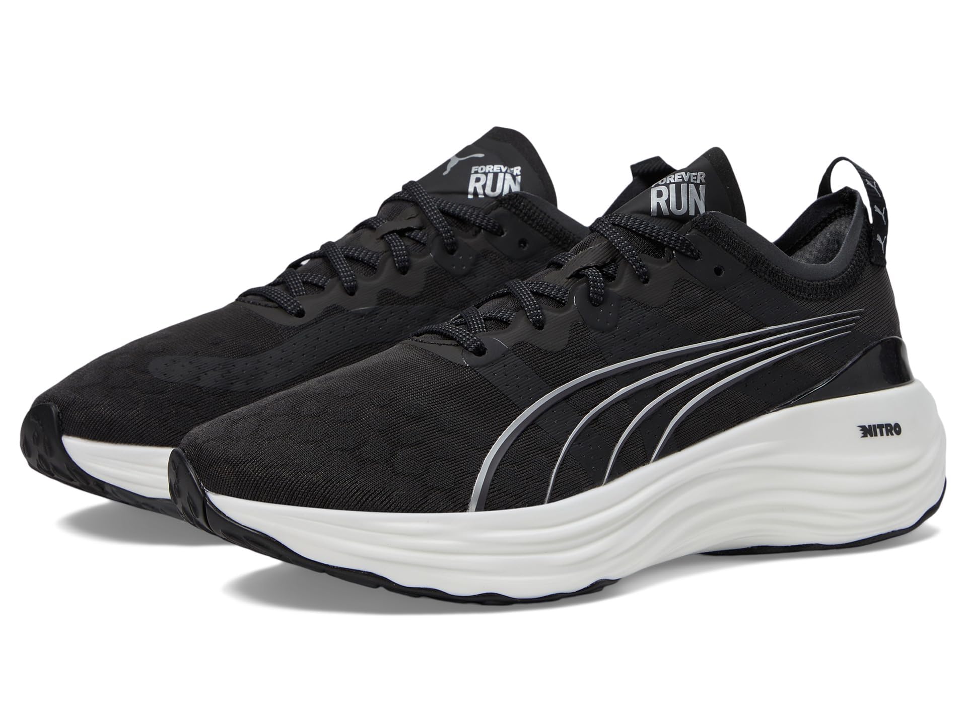 PUMA Womens Foreverrun Nitro Running Sneakers Shoes - Black - Size 9.5 M