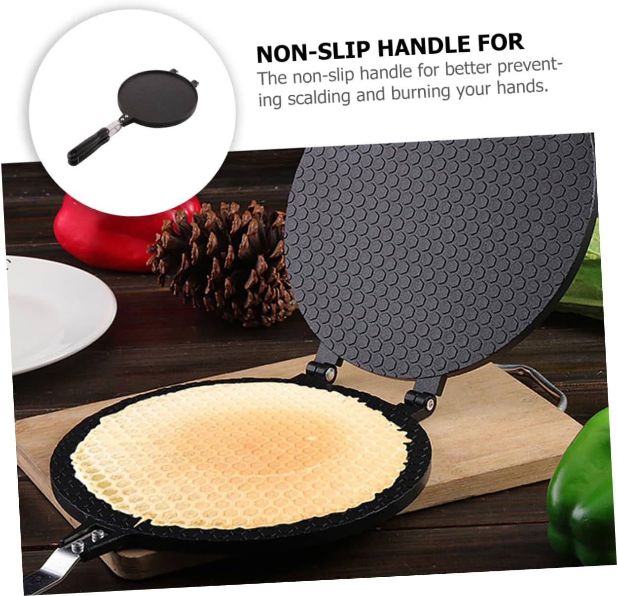 Egg Roll Cooking Pan Creative Maker Pancake Molding Pan Metal Omelets Maker Non-stick Cookware