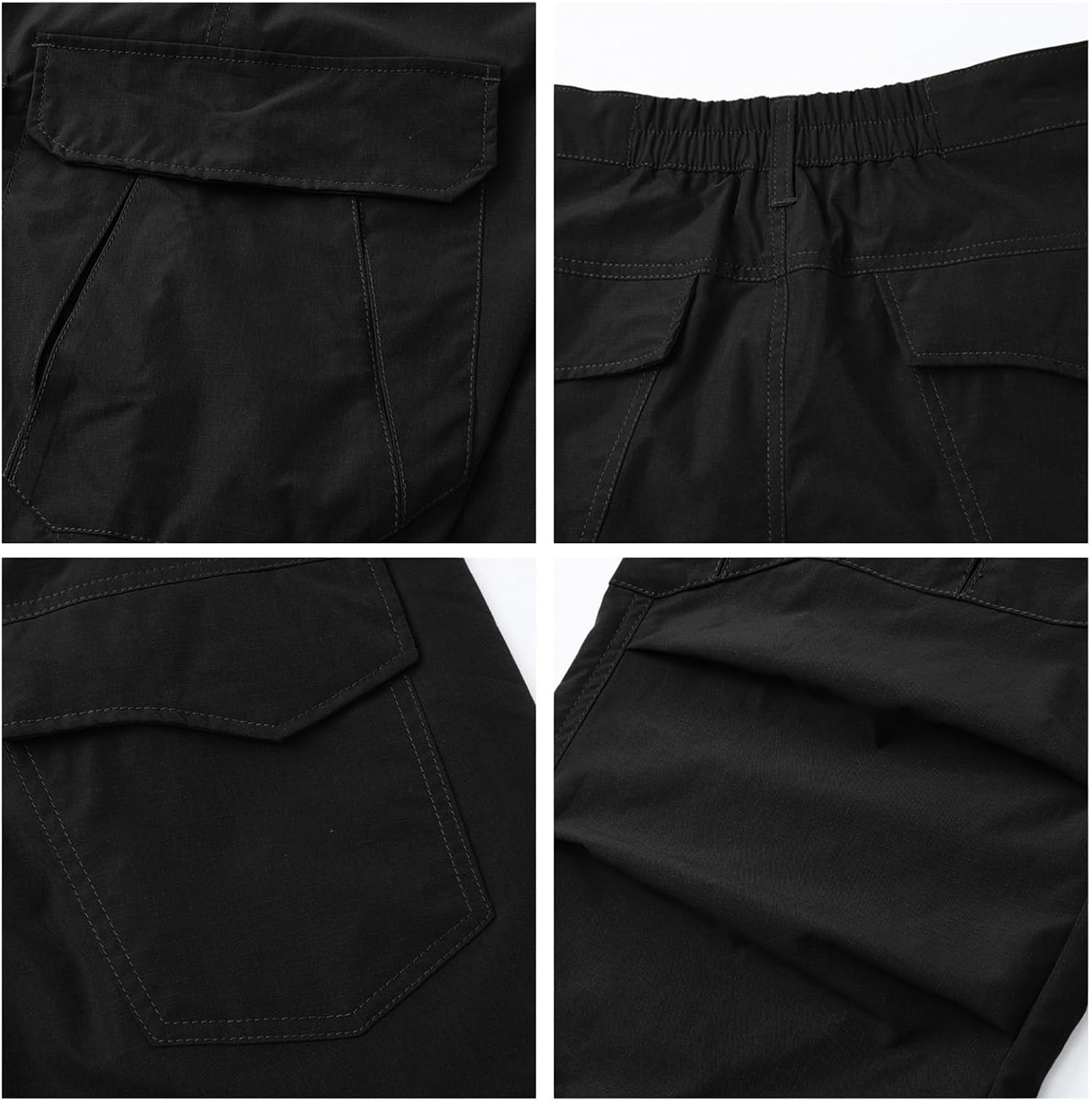 Tactical Rip-Stop Work Pants for Men | Multi-Pocket Durable & Waterproof Cargo Pants for Outdoor, Hiking, Work