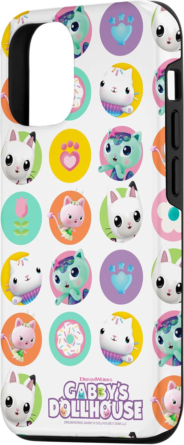 DreamWorks Gabby’s Dollhouse Cats All over Case for iPhone 12/12 Pro