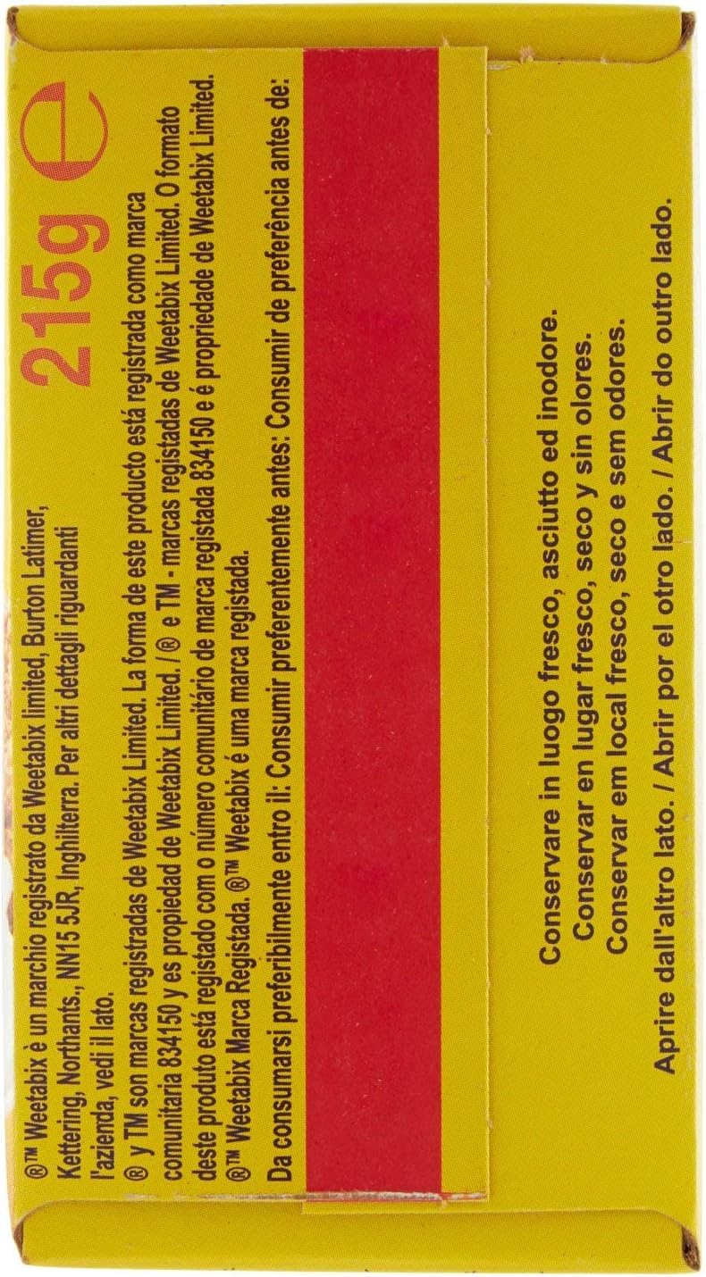 3X Confezione Per Weetabix Biscotti di Frumento Integrale, Confezione da 3, Alto Contenuto di Fibre, Basso Contenuto di Zuccheri, 215g x 3 Pacchi