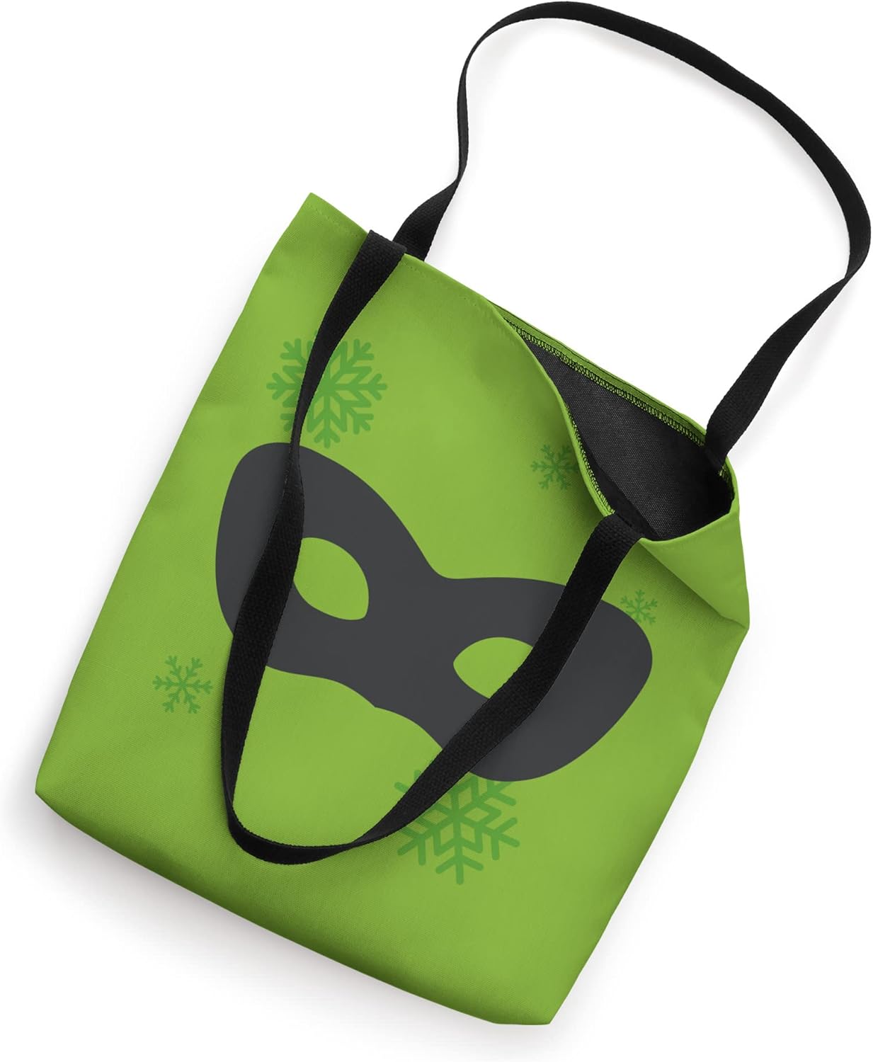 Miraculous Ladybug Christmas Cat Noir Mask Ornament Tote Bag