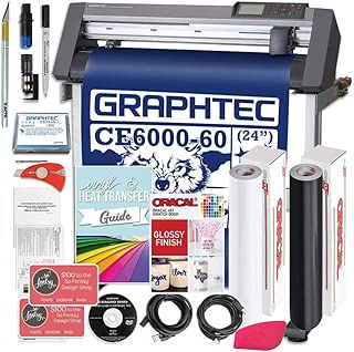 Graphtec PLUS CE6000-60 24 Inch Professional Vinyl Cutter with BONUS Design Software, Oracal 651, and 2 Year Warranty - coolthings.us