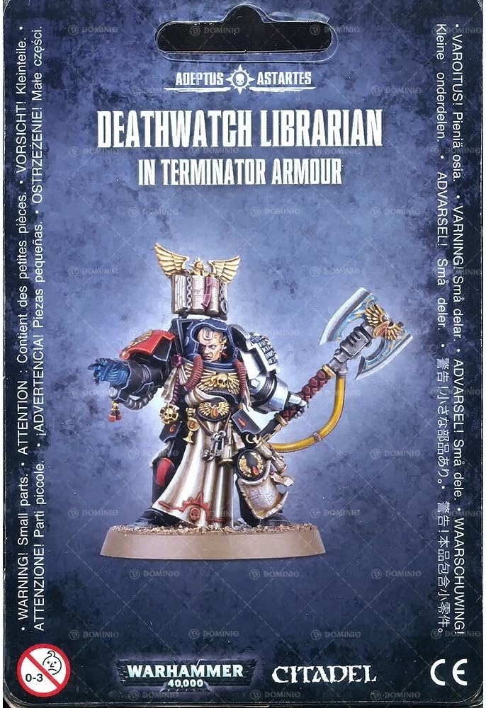Warhammer 40,000 Deathwatch Librarian in Terminator Armour (1 figure)